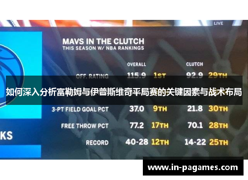 如何深入分析富勒姆与伊普斯维奇平局赛的关键因素与战术布局